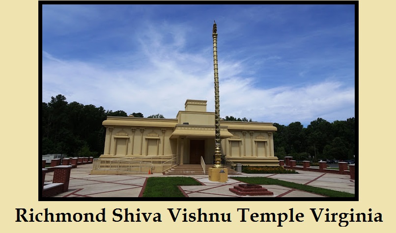 Richmond Shiva Vishnu Virginia Temple Timings, History Info