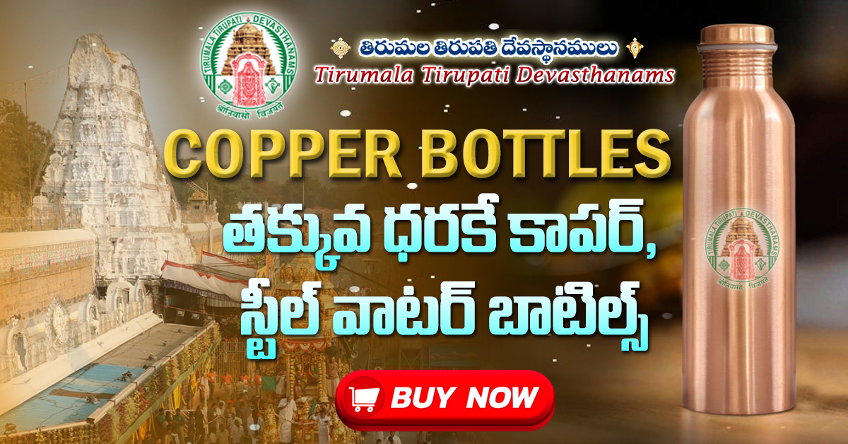 TTD COPPER BOTTLES